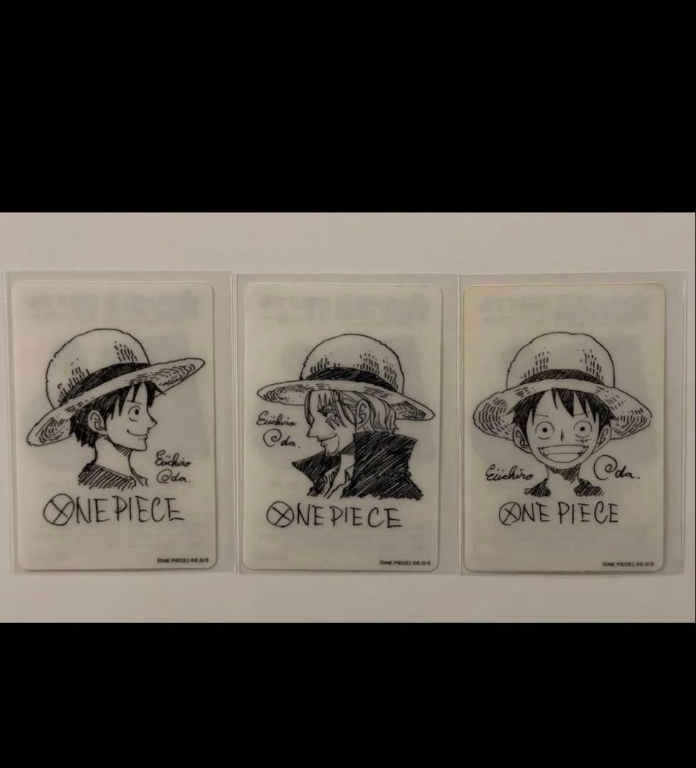 2022 ナツコミ ワンピース ステッカー 3種 コンプリート セット