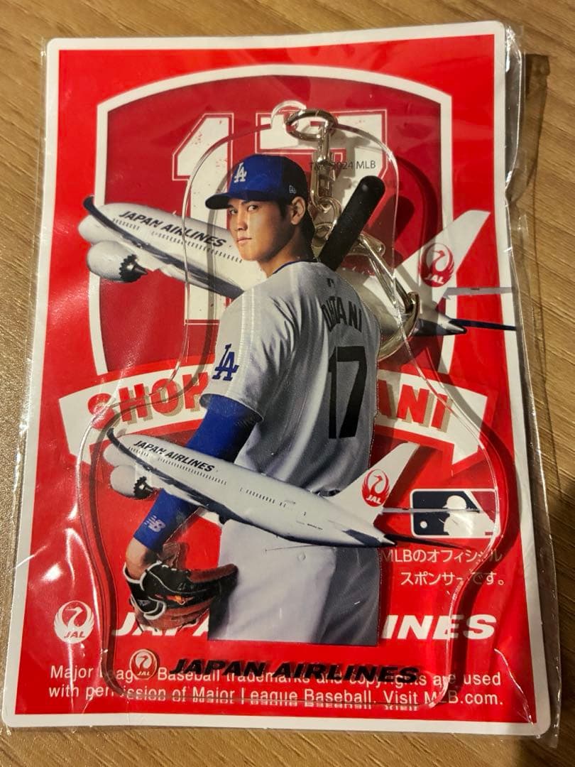【非売品】【新品】大谷翔平選手 JALアクリルキーホルダー JALショッピング限定]大谷翔平選手 2025年MVP受賞記念 MLB公式