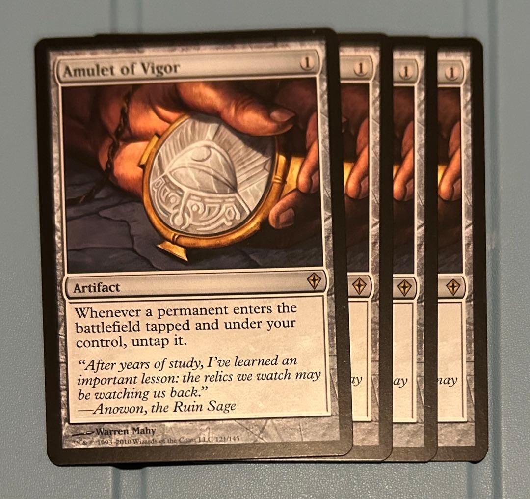 精力の護符　【英語版】　4枚セット