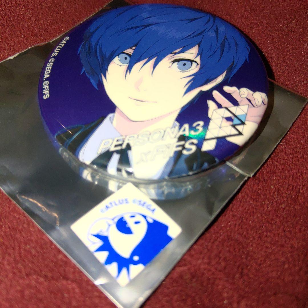 (4) ペルソナ3/４/５ × FiFS 缶バッジ　主人公　結城 理