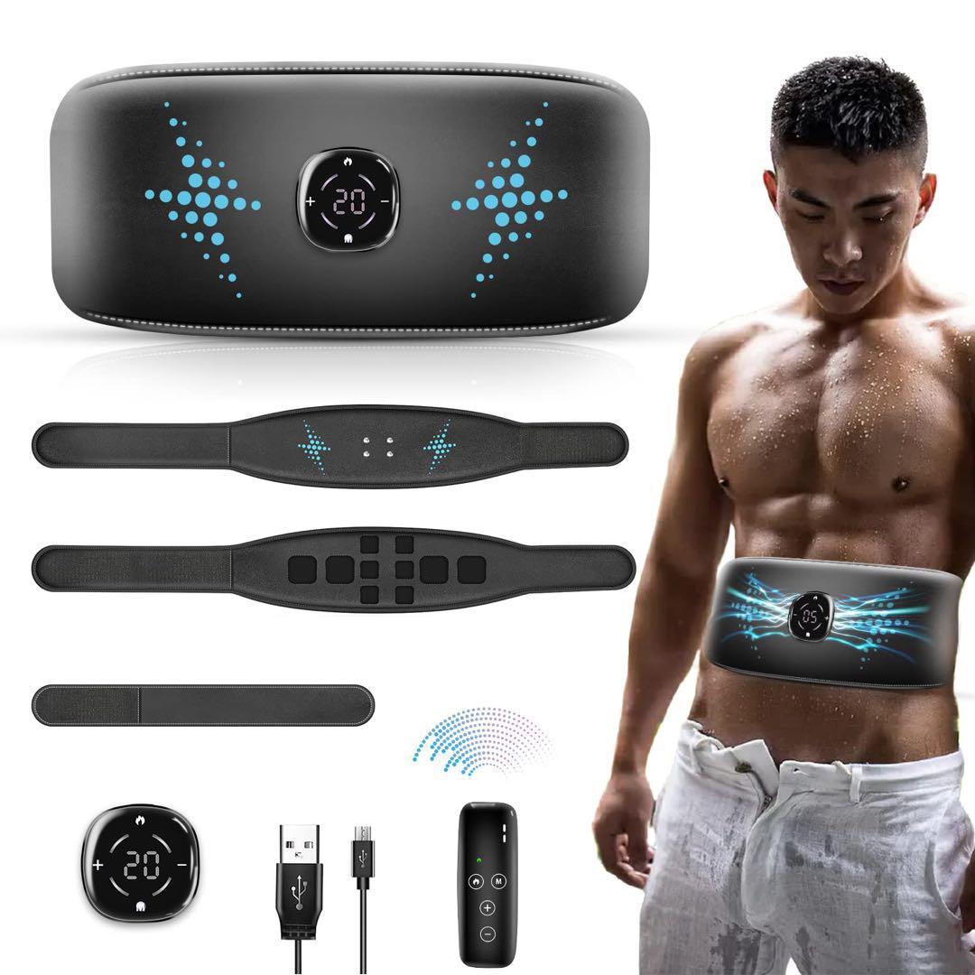 腹筋ベルト EMS 腹筋ベルト 強力モデル 腹筋マシーン 筋トレ 腹筋マシン