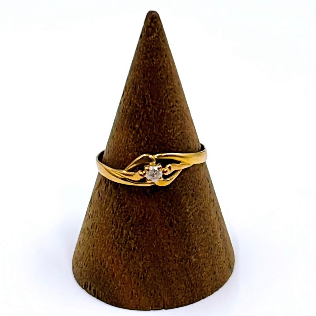 K18 D0.5ct リング