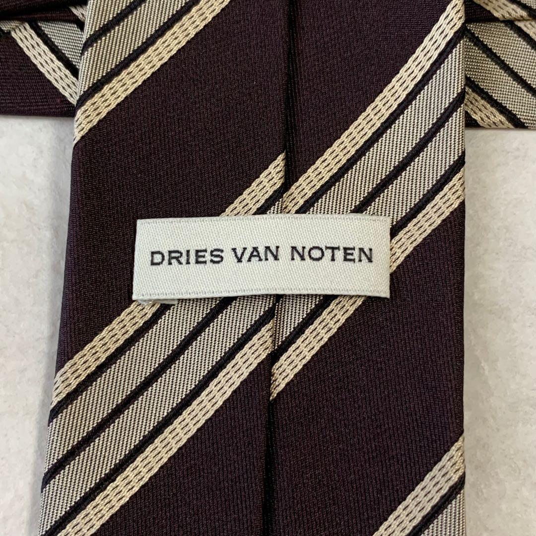 DRIES VAN NOTEN ネクタイデザインシルクベルト BWN/ONE - メルカリ
