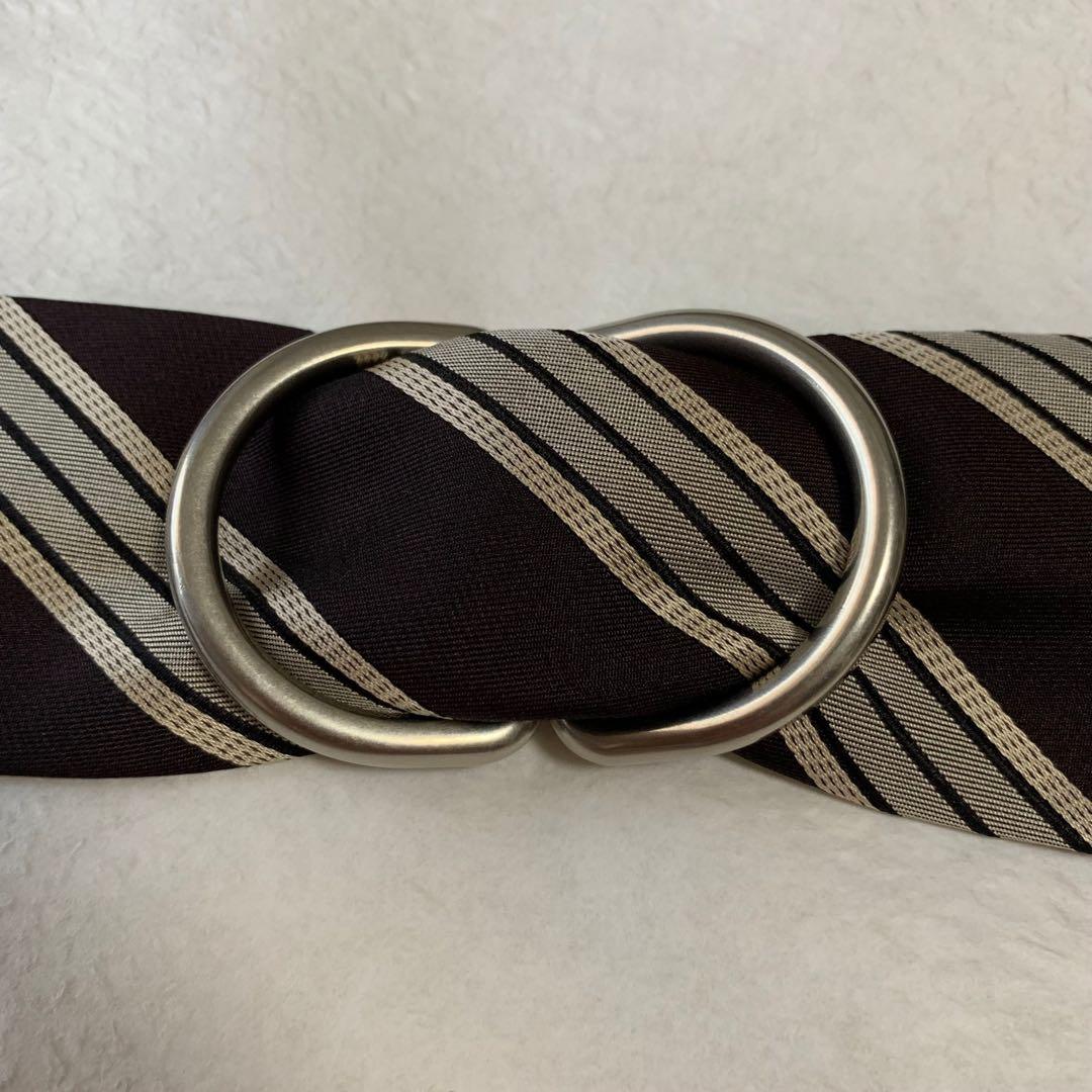 DRIES VAN NOTEN ネクタイデザインシルクベルト BWN/ONE - メルカリ