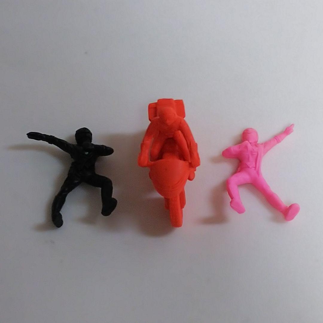 大戦隊ゴーグルファイブ」消しゴム3個セット（美品・1982年