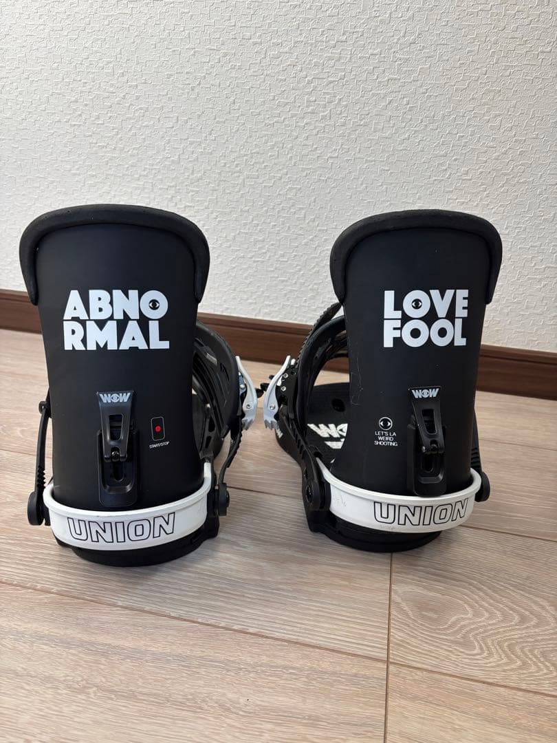 UNION スノーボードビンディング WOWコラボ　M