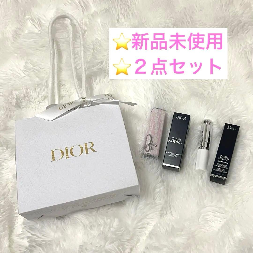 ディオール　アディクトリップスティック&ケース　524 口紅　セット ディオール アディクト ラッカー スティック｜Diorの口コミ - イエベ春