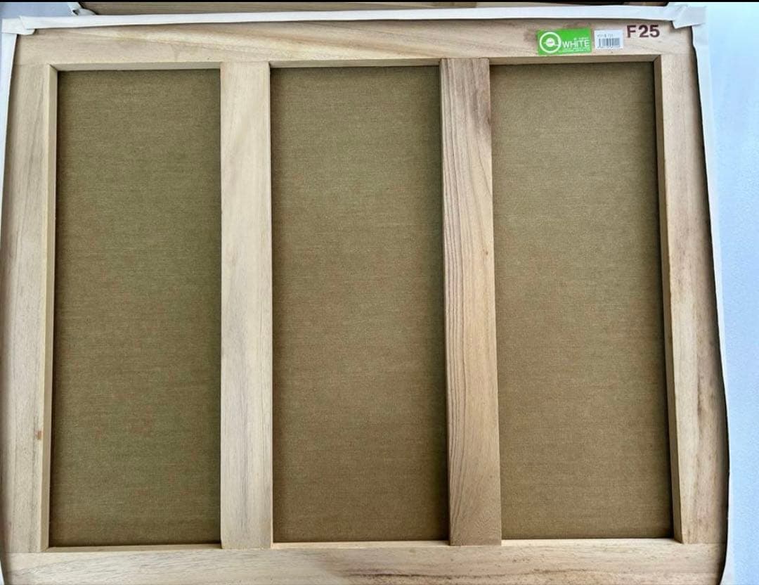 未使用、訳あり】キャンバス F25 8枚セット クレサンジャパン 綿化繊