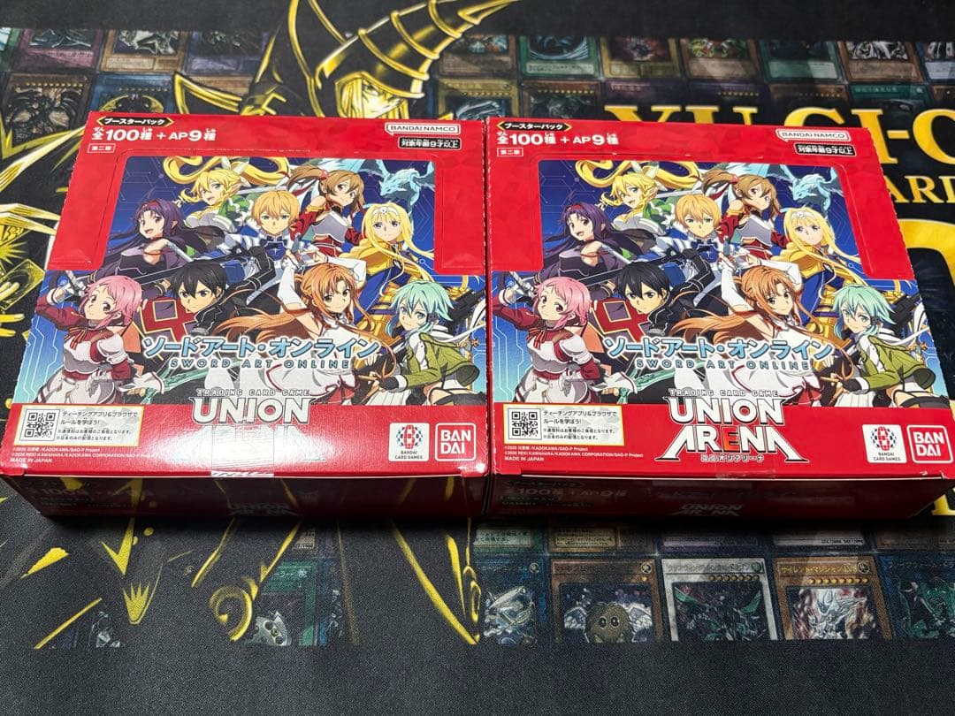 ユニオンアリーナ　ソードアートオンライン 2 box 新品　テープ付き