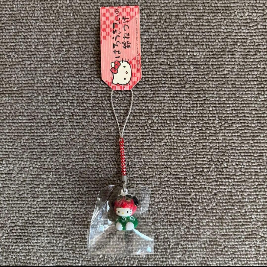 キティはろうきてい獅子舞ししまい縁起物お正月開運根付根付け激レア入手困難品鈴入り