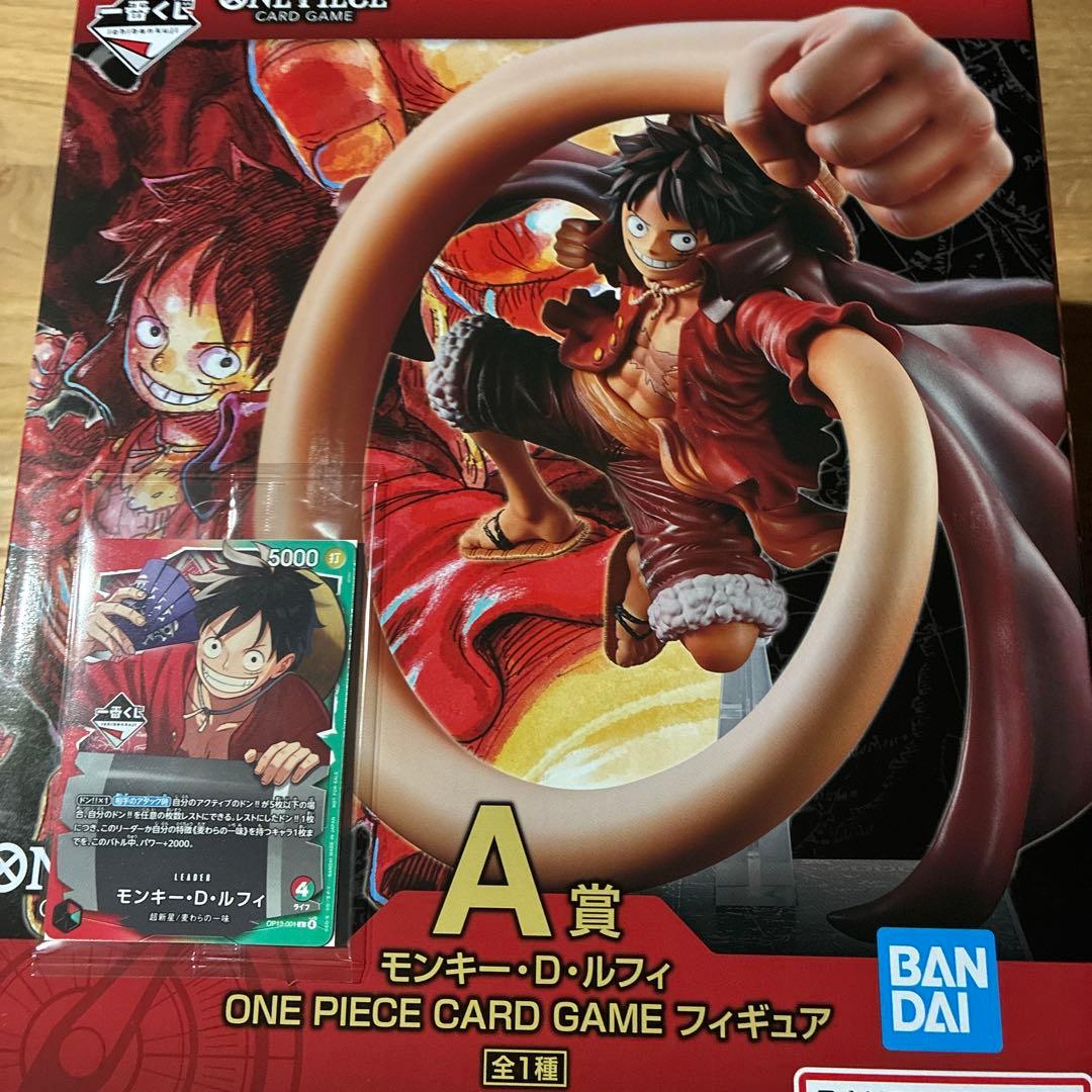 ワンピースカード一番くじA賞フィギュアとプロモカードセット ワンピース カードゲーム 一番くじ A賞 フィギュア プロモカード