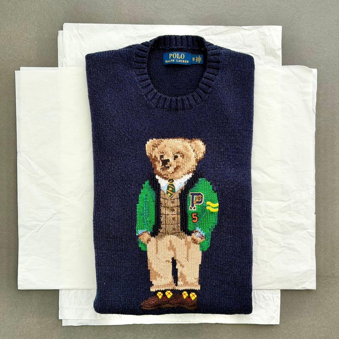 POLO RALPH LAUREN ポロベア ニット メンズ XSサイズ - メルカリ