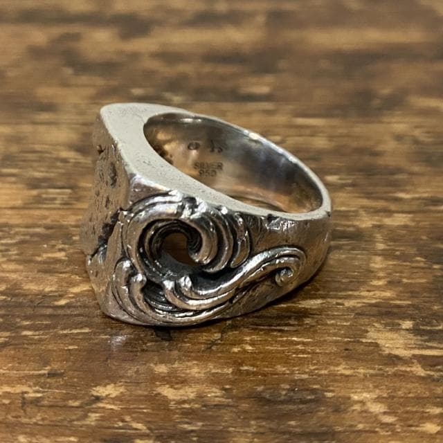 名作! 2007年 Y's アラベスク 退廃 シグネットリング シルバー950