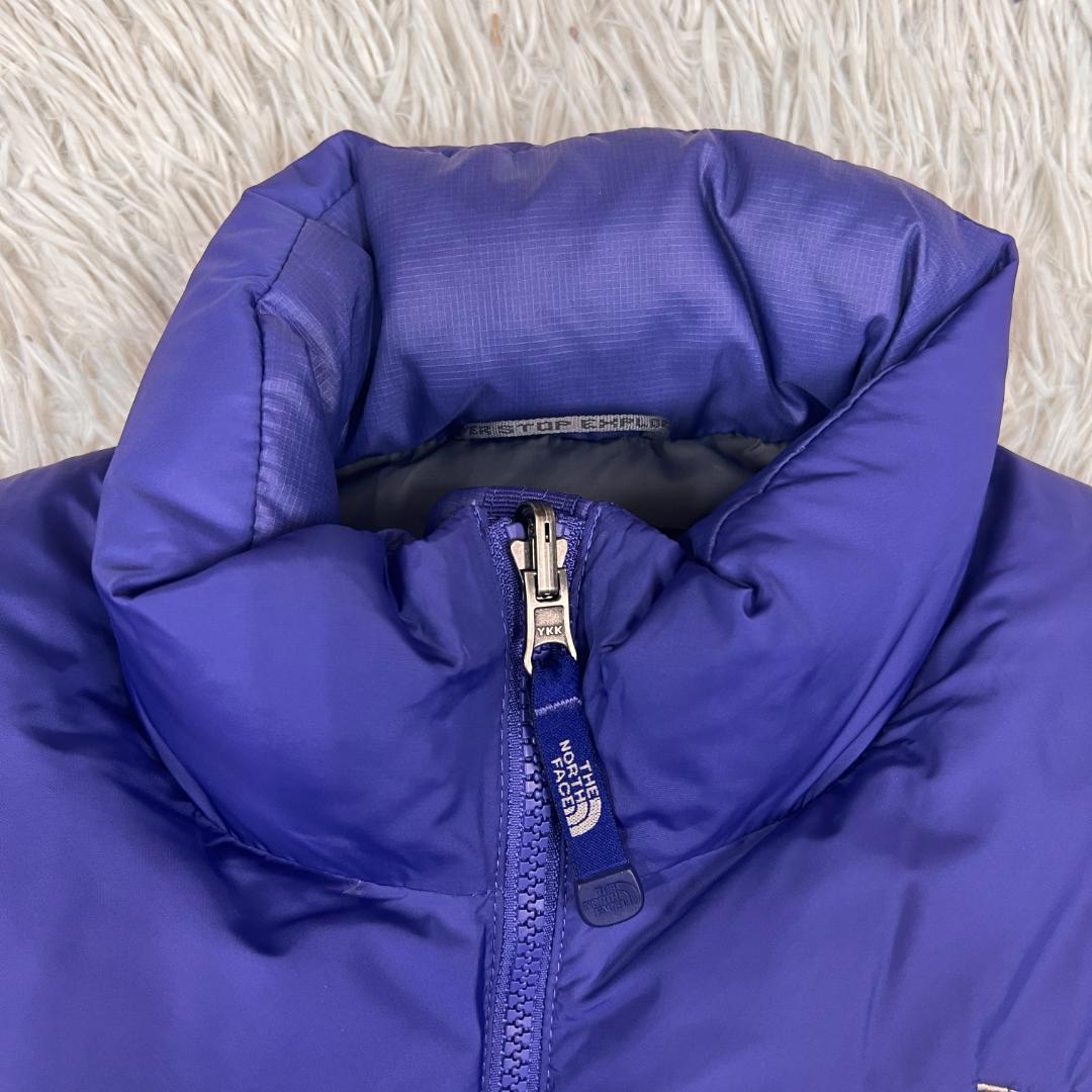 《美品》ザノースフェイス ヌプシ ダウンジャケット レディース 紫 85 (M)