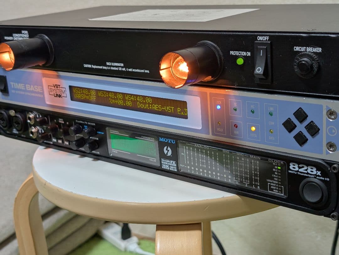 DTM・DAW MOTU 828x + steinberg TIME BASE + PD8L