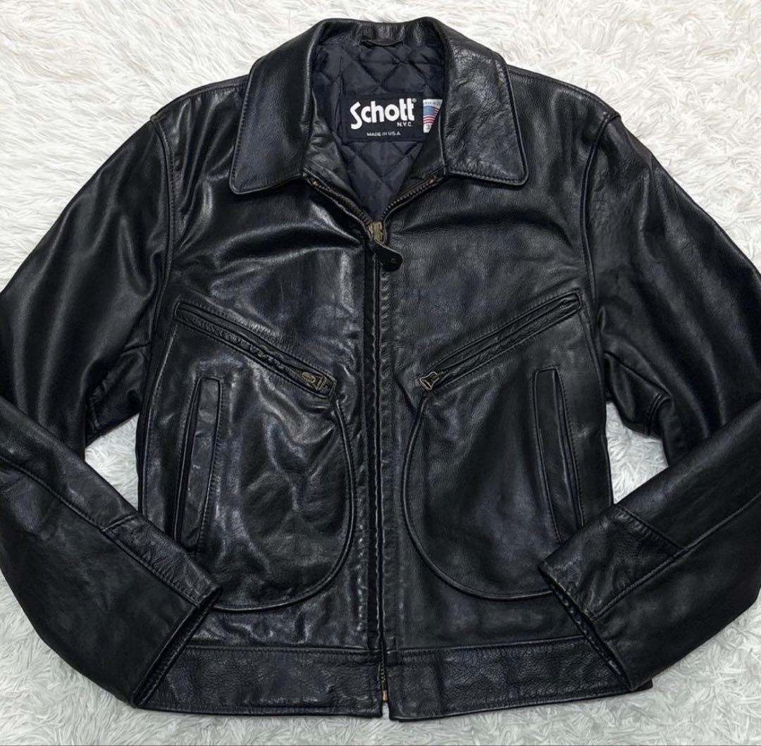Schott Dポケット637 レザージャケット