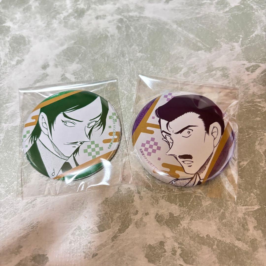 名探偵コナン 公式アプリ 缶バッジ 諸伏高明 毛利小五郎 - メルカリ