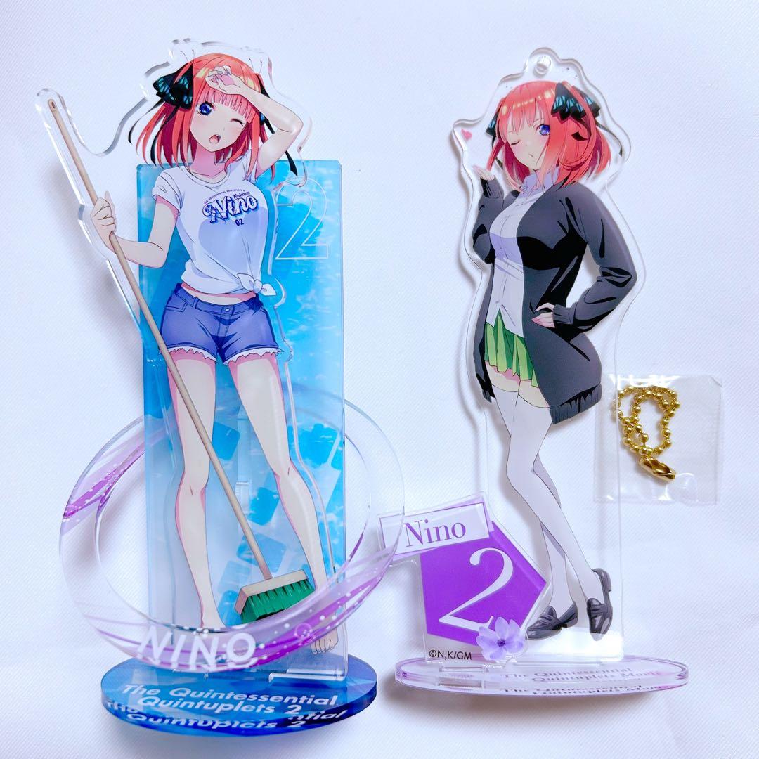 五等分の花嫁 中野二乃 二乃 アクリルスタンド アクスタ 2点セット