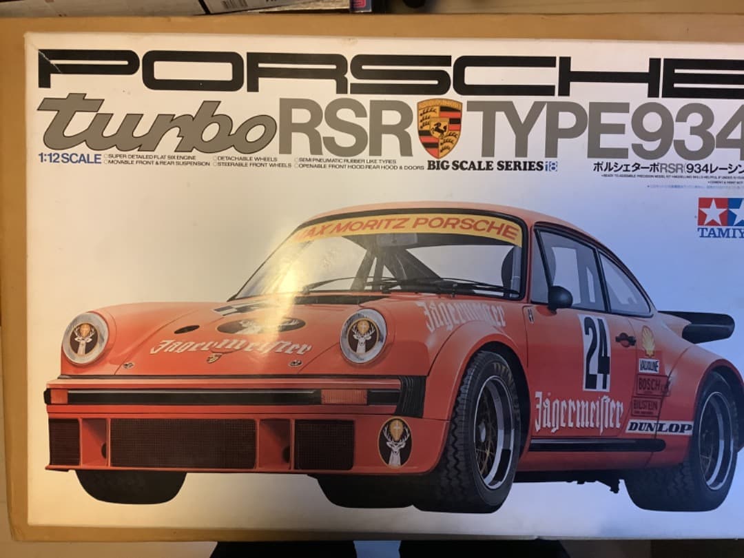 タミヤ　ポルシェターボ　RSR934　1/12　ダンロップタイヤ刻印あり