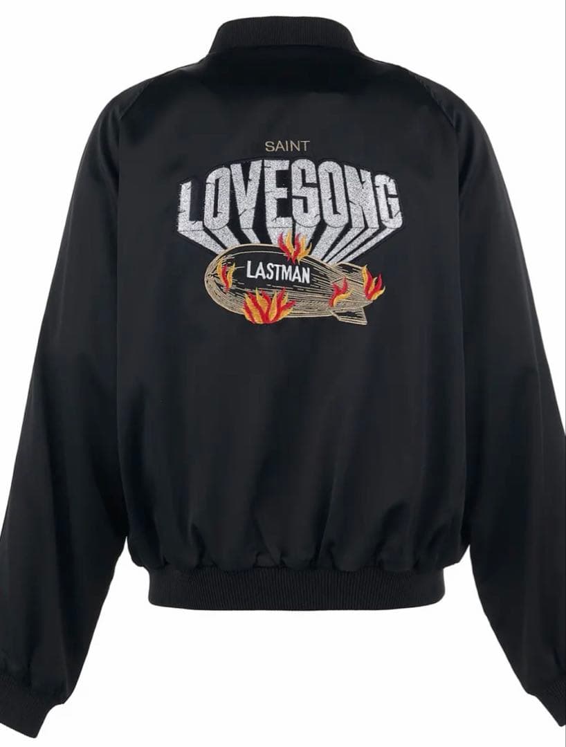 セントマイケル　ラストマン　コラボ　サテンジャケット