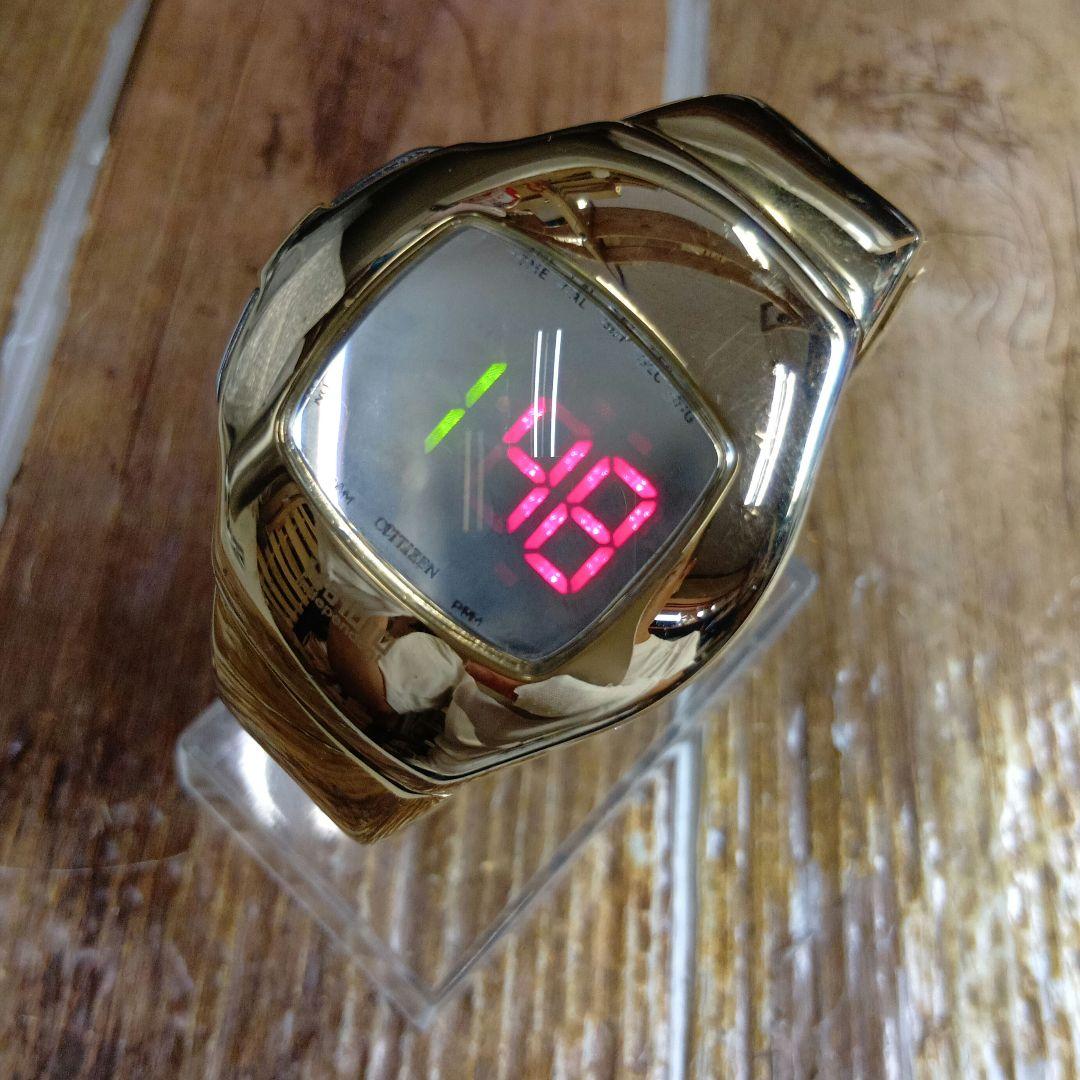 レア中古動品◇D400◇シチズン インディペンデント 1481010 三色LED