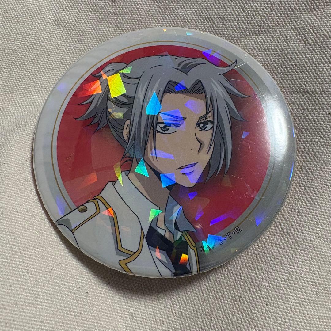 家庭教師ヒットマンREBORN! 獄寺隼人 ひこくじ 缶バッジ ホログラム