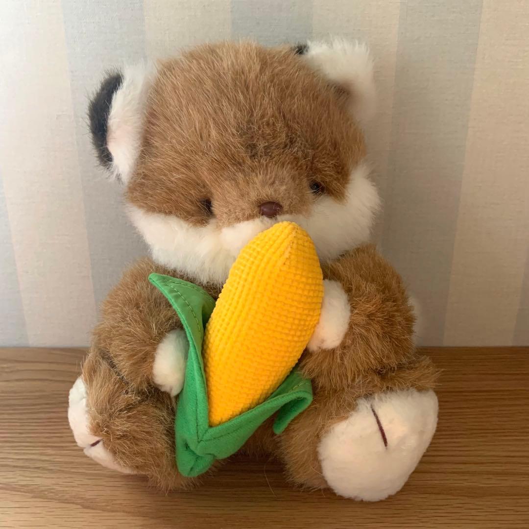 ファンシー レトロ 昭和レトロ オオイケ きつね とうもろこし