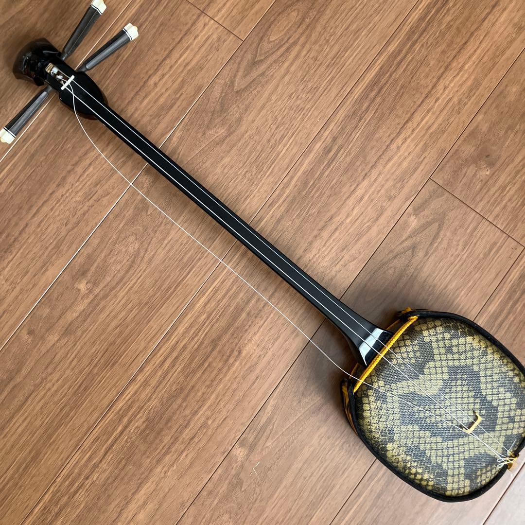 沖縄三線 入門用 初心者向け 人工皮 合皮 三味線 琉球和楽器 訳あり