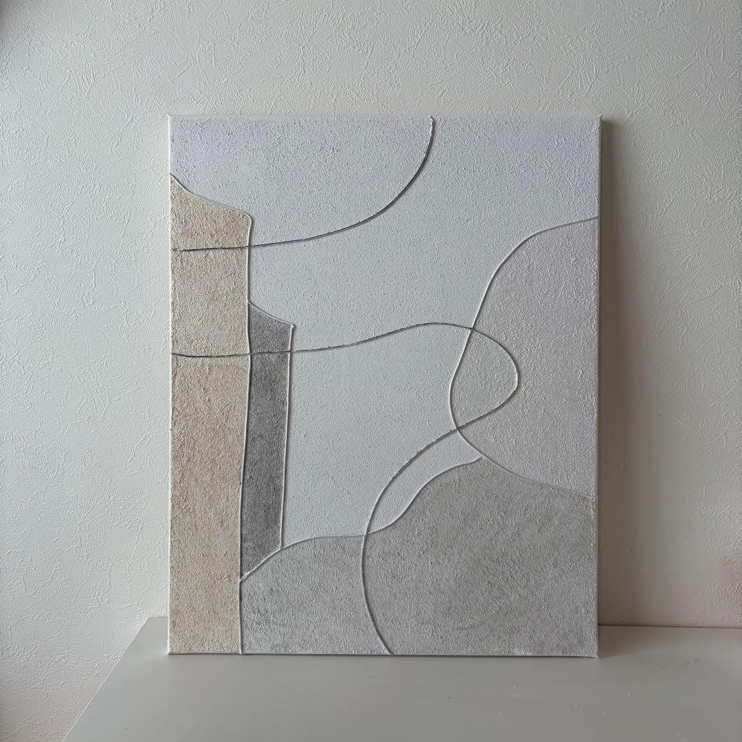 テクスチャーアート#597 現代アート 40×30㎝ フレーム付き テクスチャーアート モダン