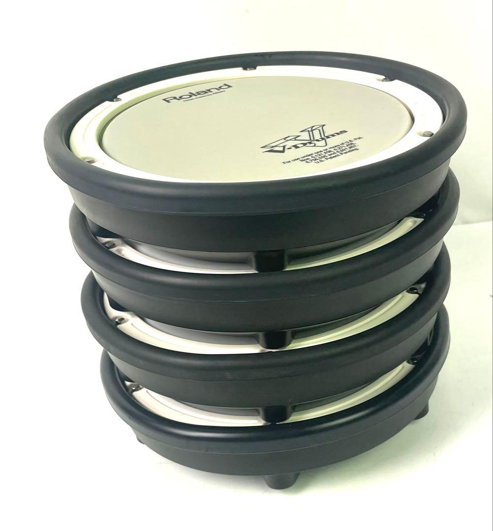 Roland メッシュパッド 4点まとめ PDX-8 スネア タム 電子ドラム