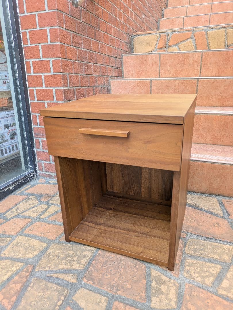 ACTUS アクタス ナイトテーブル ベッドサイドテーブル　ウォールナット