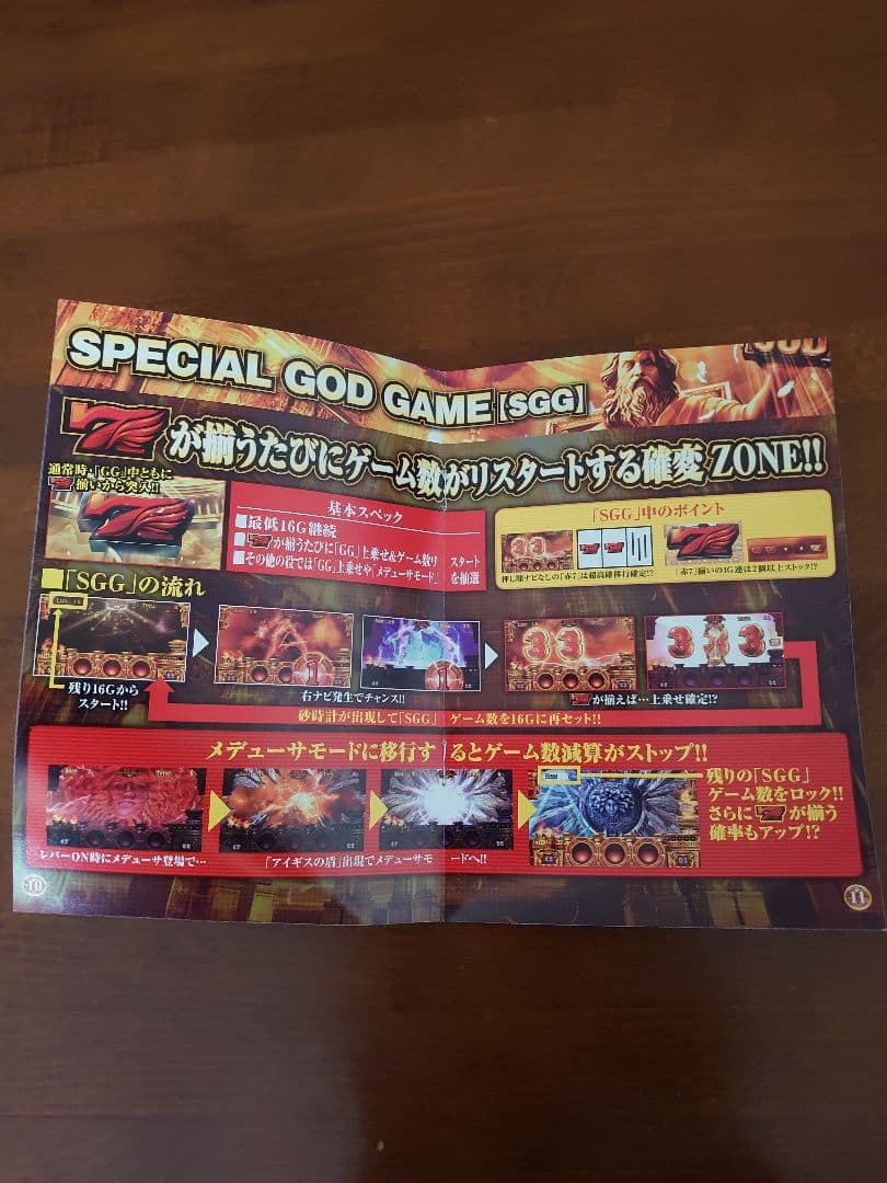 レアな冊子尽き！ミリオンゴッド神々の系譜ZEUSコイン不要機凱旋系譜