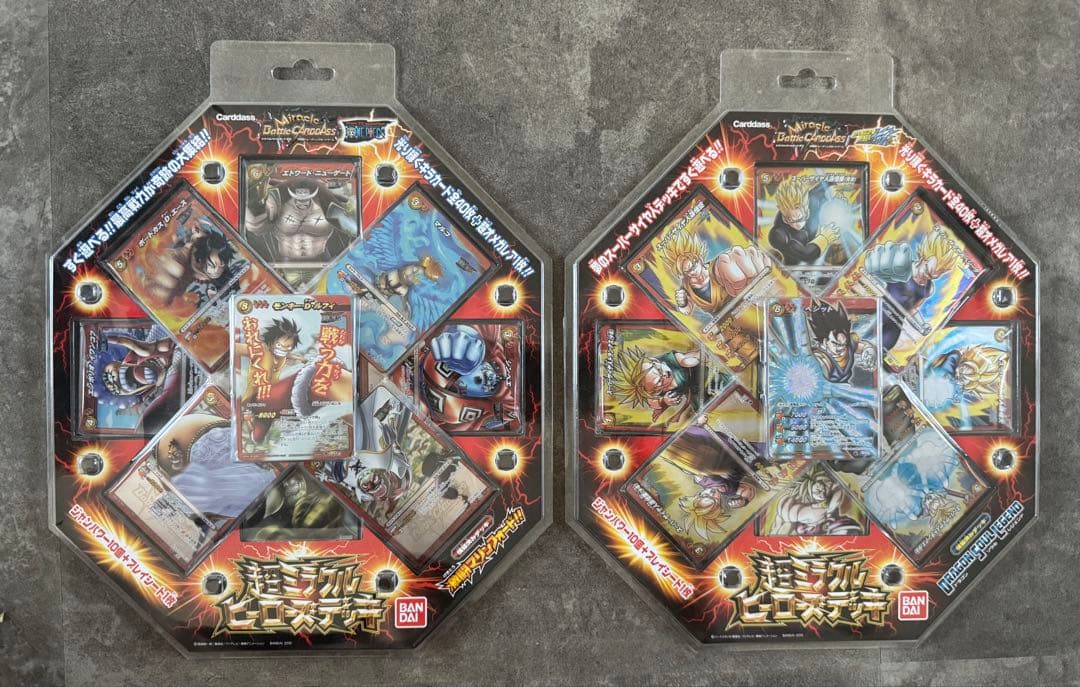 ミラバト　超ミラクルヒーローズデッキ　2種類　新品未開封　美品　絶版　希少品②