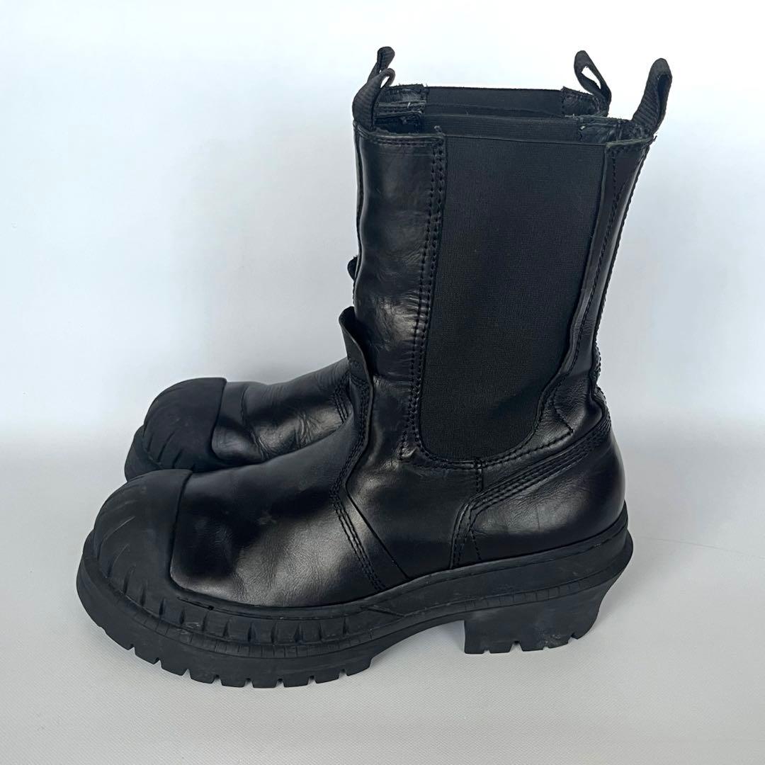 acne studios アクネストゥディオズ レザー サイドゴアブーツ wine-king_7765400000029798