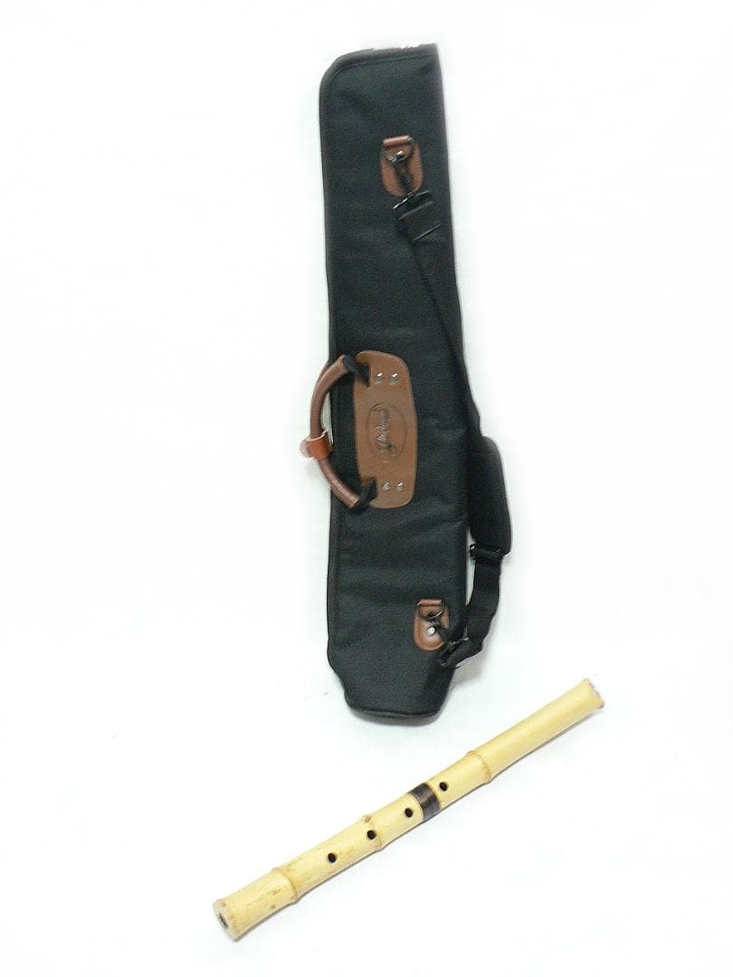 尺八 ・真竹製・ソフトケース付