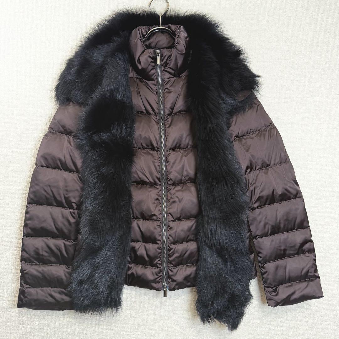 Blumarine ブルマリン ダウンジャケット ムートン ファー