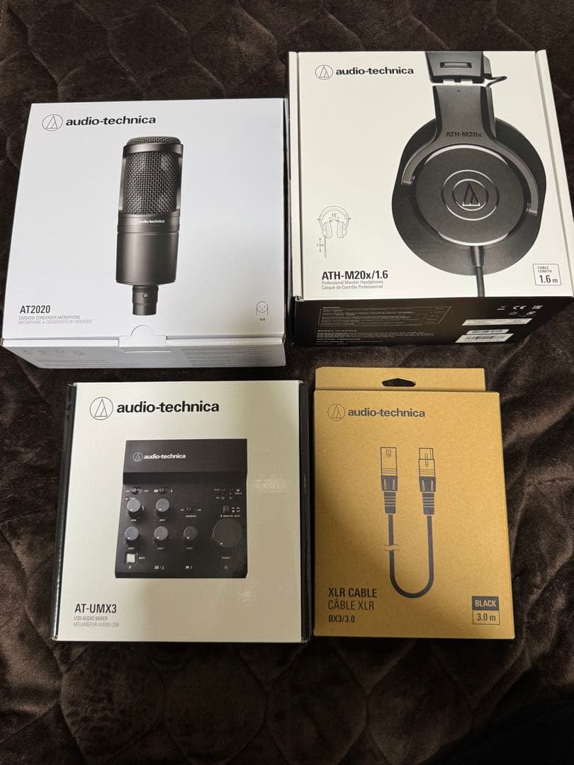 DTM・DAW audio-technica AT2020 ATH-M20x AT-UMX3