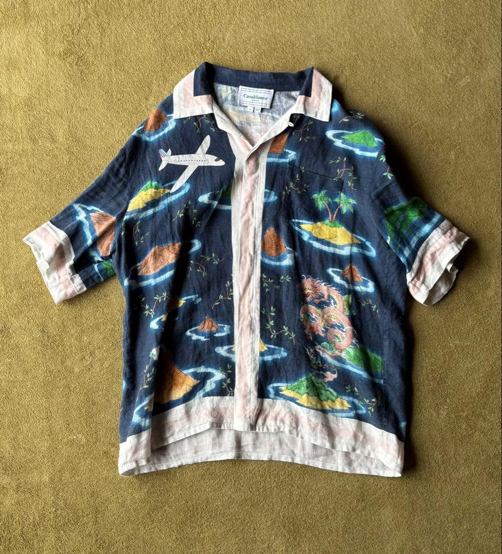 Casablanca 100%リネンシャツ　レア