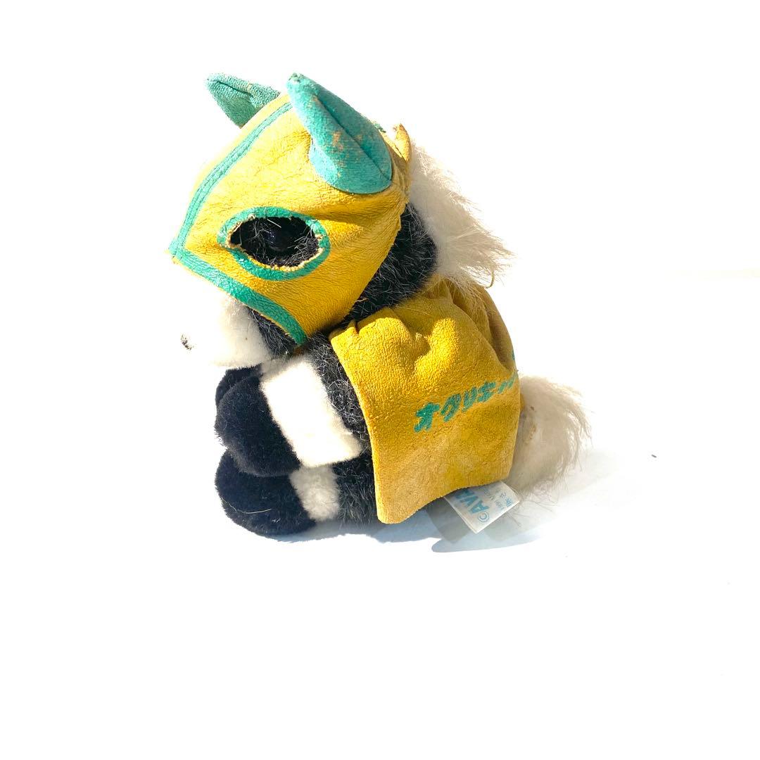 s657 当時物 競馬 オグリキャップ 競走馬 ぬいぐるみ マスク付き