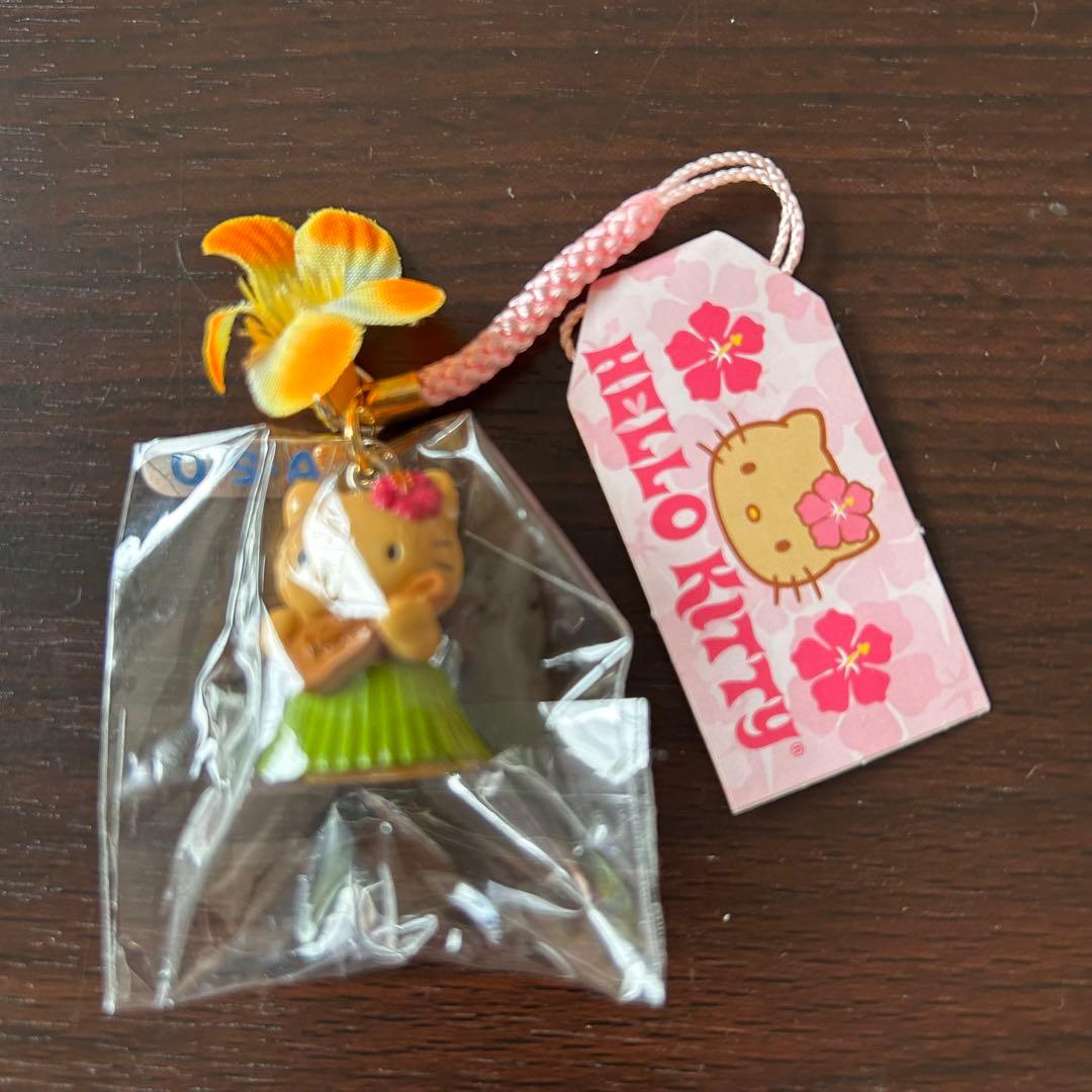 ハローキティ　根付け　ハワイ