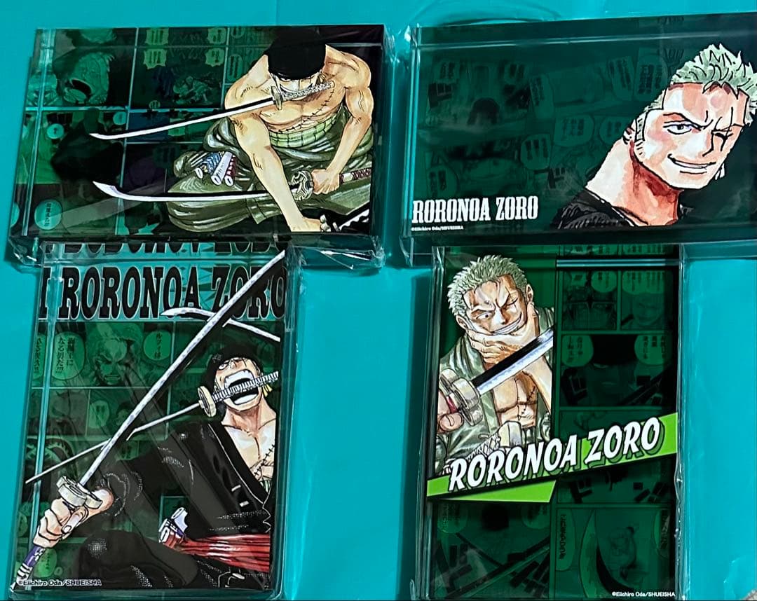 ワンピース　ゾロ　バースデー　アクリルブロック