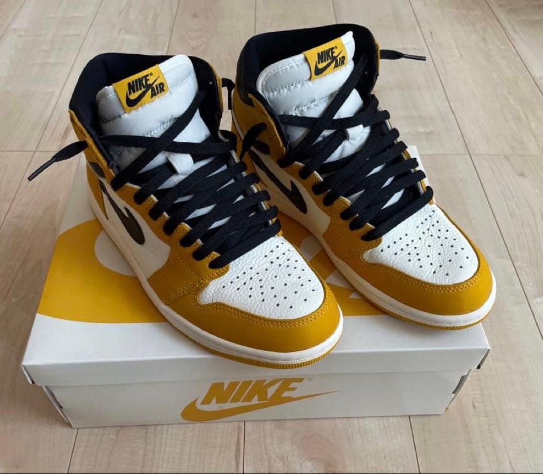 NIKE Air Jordan 1 イエローオークル