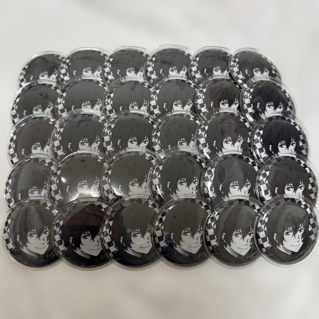 文スト 太宰 モノクロ 缶バッジ 11月発売予定 文豪ストレイドッグス シークレットモノクロ缶バッチ