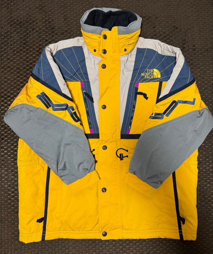【中古】THE NORTH FACE SKIWEAR M yellow 中古・古着通販】THE NORTH FACE (ザ ノース フェイス) スクープ