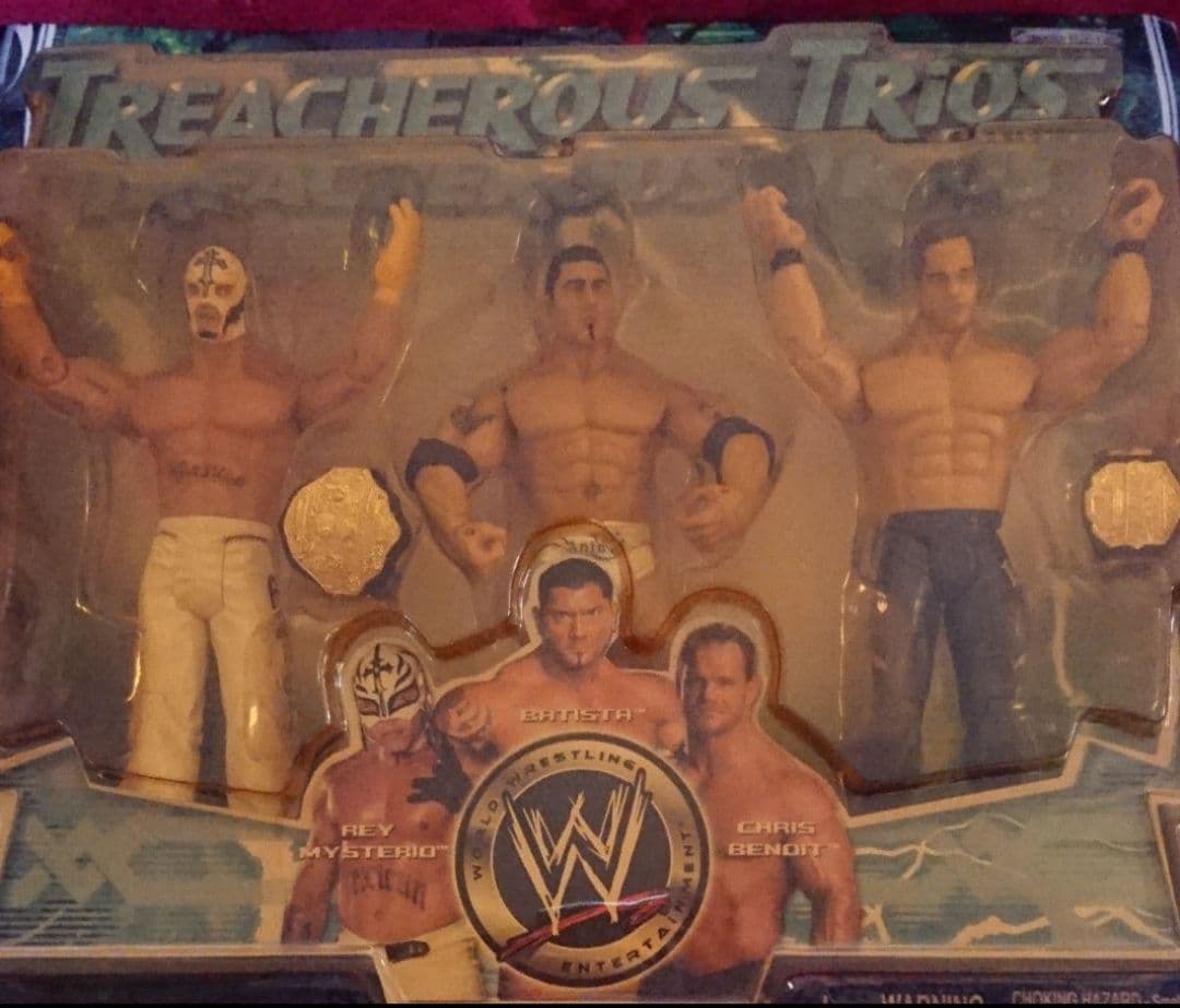 WWE MYSTERIO &BATISTA&BENOIT フィギュア
