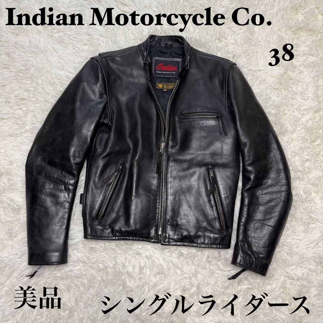 ☆【希少】Indian Motorcycle Co. シングルライダース 38☆ Indian(Indian Motocycle)(インディアン(インディアンモトサイクル