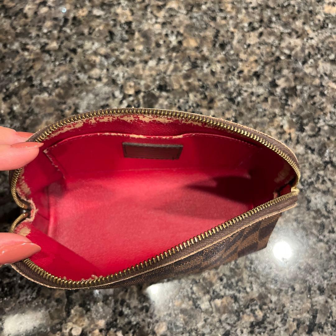 LOUIS VUITTON ダミエ ポシェット コスメティック PM ポーチ - メルカリ