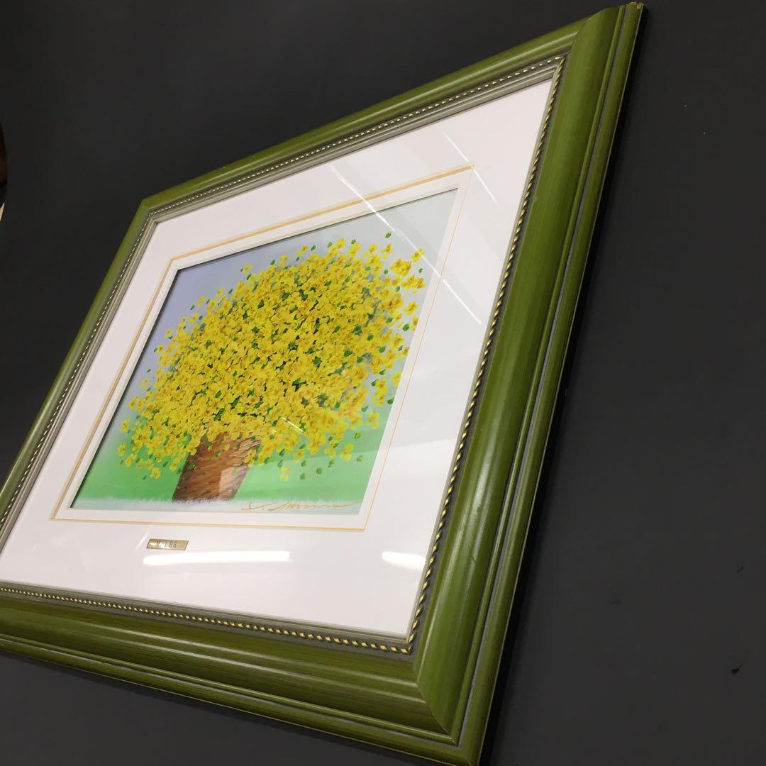 リームンロー 小花いっぱい(黄) 油彩 油絵 三浦昇 李文魯 - メルカリ