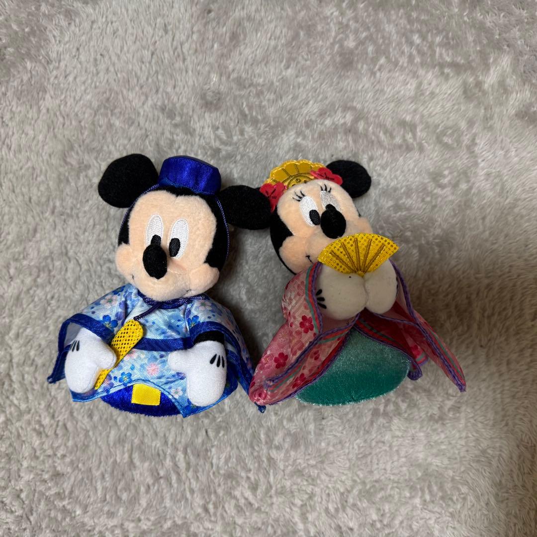 ミッキー ミニー 雛人形 ぬいぐるみ - メルカリ