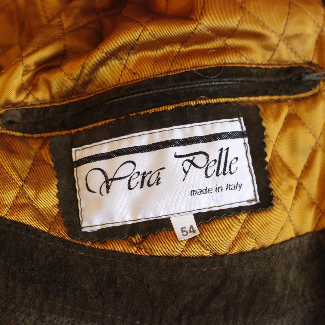 SAHARA WEAR vera pelle スエードブルゾン 3L カーキ